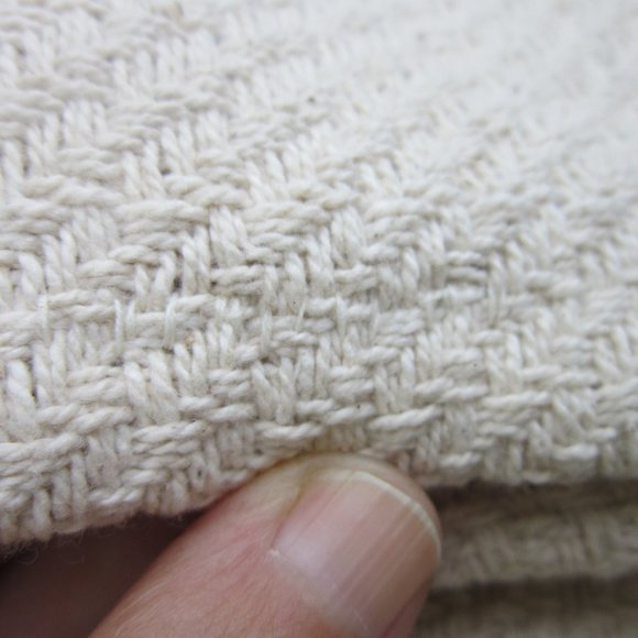 Whisper Organics Undyed Organic Cotton Blanket,  Dye-Free (Approx. Twin Size) - Picture 4 of 7